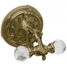 Крючок двойной бронза Art&Max Barocco Crystal AM-1784-Br-C