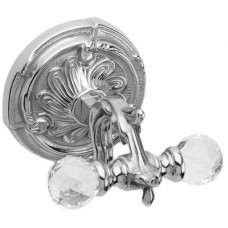 Крючок двойной хром Art&Max Barocco Crystal AM-1784-Cr-C