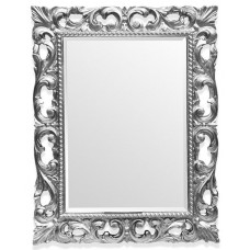 Зеркало 75х95 см глянцевое серебро Tiffany World TW03427arg.brillante