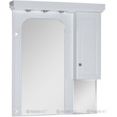 Зеркальный шкаф 106х122,4 см белый Aquanet Фредерика 00171272