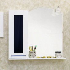 Зеркальный шкаф 60,4х76 см белый L Sanflor Валлетта H0000000086