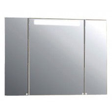 Зеркальный шкаф Мадрид 120 со светильником Акватон 1A113402MA010