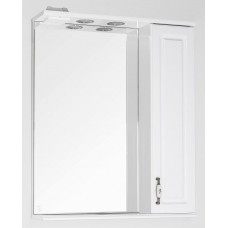 Зеркальный шкаф 65х83 см белый глянец Style Line Олеандр-2 LC-00000050