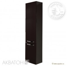 Шкаф-колонна подвесная Ария темно-коричневый Aquaton 1A134403AA430