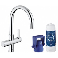 Смеситель для мойки с функцией очистки водопроводной воды Grohe Blue Pure 33249001