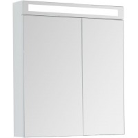 Зеркальный шкаф 70х80 см белый глянец Dreja.rus Max 77.9007W