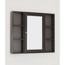 Зеркальный шкаф 90х80 см венге R Style Line Кантри LC-00000462