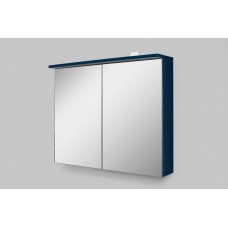 Зеркальный шкаф 80х68 см глубокий синий матовый Am.Pm Spirit V2.0 M70AMCX0801DM