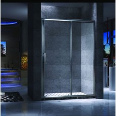 Душевая дверь раздвижная 100 см прозрачное стекло Esbano ES-100DK