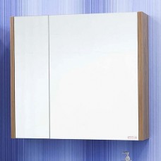 Зеркальный шкаф 74,8х72 см швейцарский вяз Sanflor Ларго H0000000019