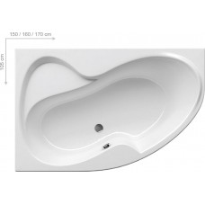 Асимметричная акрилоая ванна Rosa II 160 x 105 L Ravak CM21000000