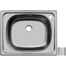 Кухонная мойка матовая сталь Ukinox Классика CLM500.400 --T6C 2C