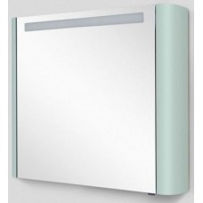 Зеркальный шкаф 80х70 см мятный глянец L Am.Pm Sensation M30MCL0801GG