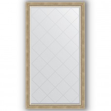 Зеркало 93х168 см состаренное серебро с плетением Evoform Exclusive-G BY 4390