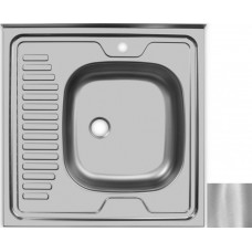 Кухонная мойка матовая сталь Ukinox Стандарт STD600.600 ---5C 0RS