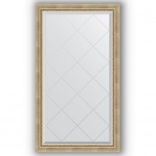 Зеркало 73х128 см состаренное серебро с плетением Evoform Exclusive-G BY 4218