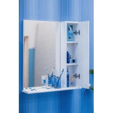 Зеркальный шкаф 55х70 см белый R Sanflor Карина H0000000807