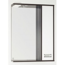 Зеркальный шкаф 60х83 см венге/белый глянец Style Line Панда Стиль LC-00000088