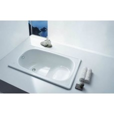 Стальная сидячая ванна 105х70 см BLB Europa Mini B05E