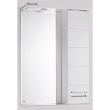 Зеркальный шкаф 55х83 см белый глянец Style Line Ирис LC-00000018