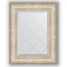Зеркало 60х78 см виньетка серебро Evoform Exclusive-G BY 4039