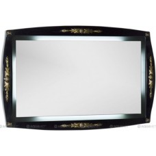 Зеркало 127,6х81,6 см черный/золото Aquanet Виктория 00183927